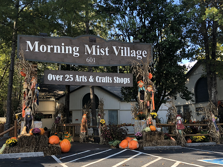 morning mist village